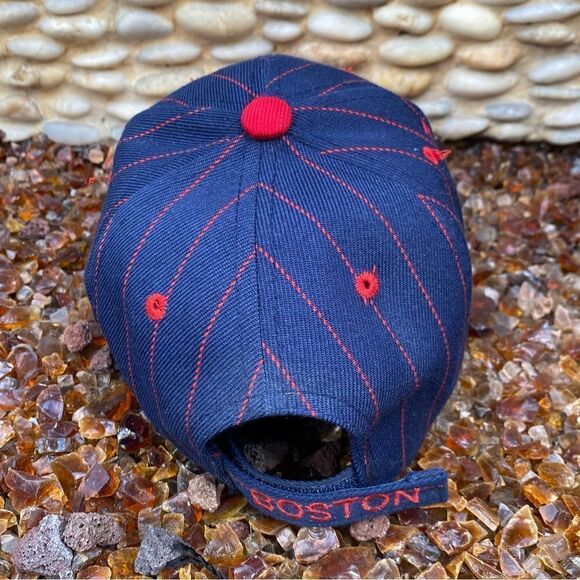 Boston Red Sox Blue & Red Adjustable Baseball Cap. EUC! One Size Fits Most - Picture 5 of 7